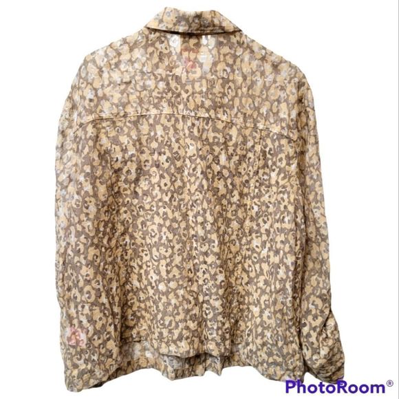 Ruby Rd. Woman Sheer Jacket/Shacket, Plus Size 20W - Picture 2 of 4